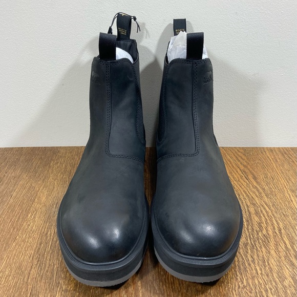 NEW with box Sorel Hi-Line Waterproof Chelsea Boot Men’s Size 12 Black - Picture 3 of 10